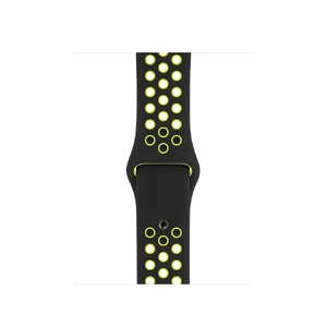 Ремінець Apple Nike Sport Band Black | Volt (MTMN2) для Apple Watch 41mm | 40mm | 38mm - Фото 3