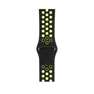 Ремінець Apple Nike Sport Band Black | Volt S | M & M | L (MTMW2) для Apple Watch Ultra 49mm | 45mm | 44mm | 42mm - Фото 3