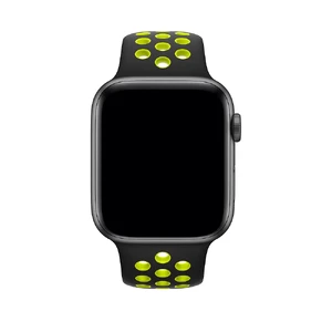 Ремінець Apple Nike Sport Band Black | Volt S | M & M | L (MTMW2) для Apple Watch Ultra 49mm | 45mm | 44mm | 42mm - Фото 2