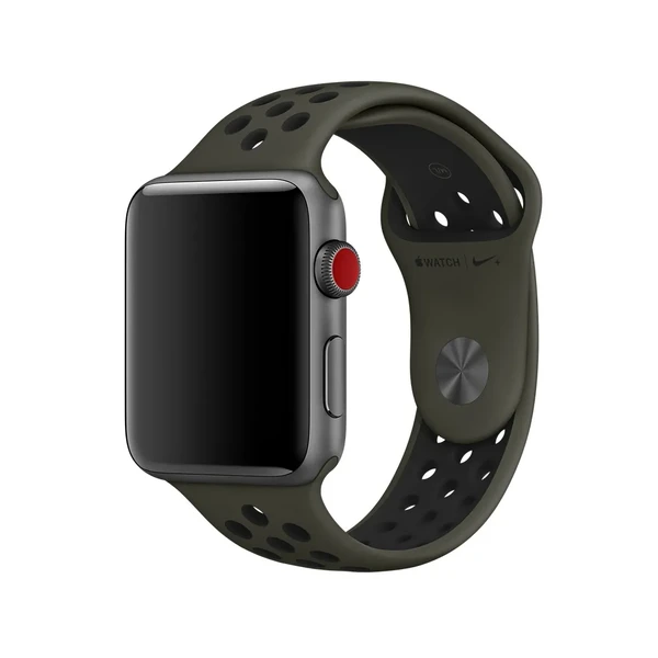 Ремешок Apple Nike Sport Band Cargo Khaki | Black (MRHP2) для Apple Watch Ultra 49mm | 45mm | 44mm | 42mm