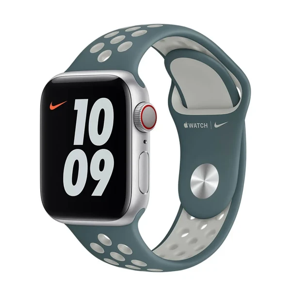 Ремешок Apple Nike Sport Band Hasta | Light Silver (MJ6G3) для Apple Watch 41mm | 40mm | 38mm Series