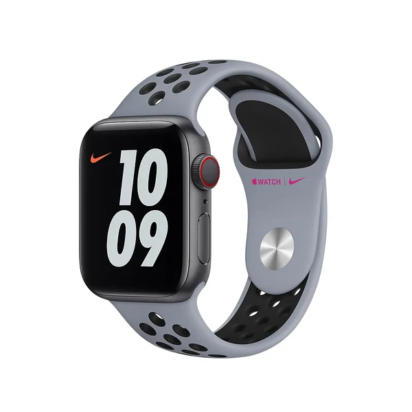 Ремешок Apple Nike Sport Band Obsidian Mist | Black для Apple Watch Ultra 49mm | 45mm | 44mm | 42mm Series  (MG403)