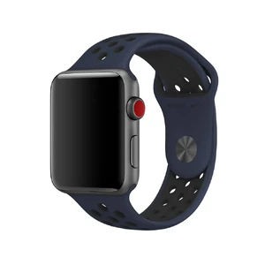 Ремешок Apple Nike Sport Band Obsidian | Black (MQ2X2) для Apple Watch Ultra 49mm | 45mm | 44mm | 42mm MQ2X2 - Фото 1