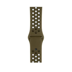 Ремінець Apple Nike Sport Band Olive Flak | Black (MTP42) для Apple Watch Ultra 49mm | 45mm | 44mm | 42mm - Фото 3