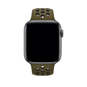 Ремінець Apple Nike Sport Band Olive Flak | Black (MTP42) для Apple Watch Ultra 49mm | 45mm | 44mm | 42mm - Фото 2