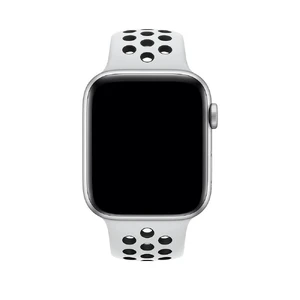 Ремешок Apple Nike Sport Band Pure Platinum | Black (ML843) для Apple Watch 41mm | 40mm | 38mm Series - Фото 2