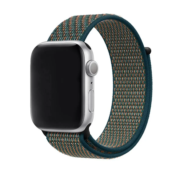 Ремешок Apple Nike Sport Loop Hyper Crimson | Neptune Green (MXN62) для Apple Watch Ultra 49mm | 45mm | 44mm | 42mm в Днепре