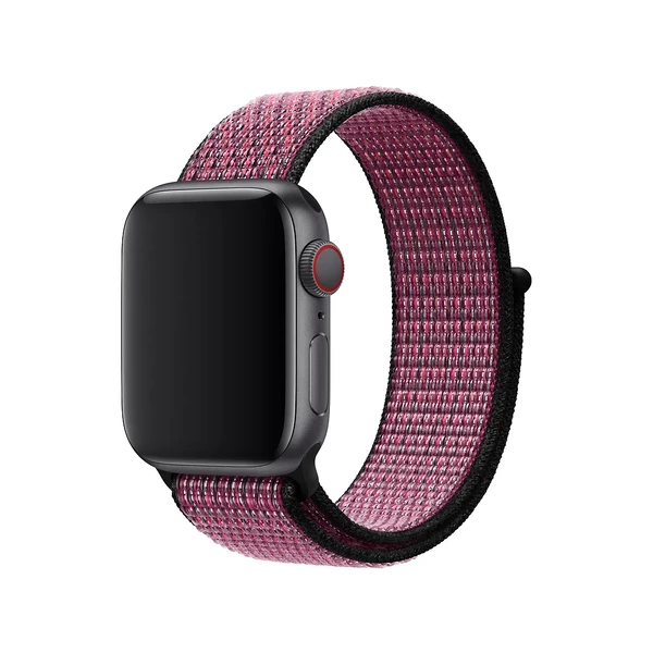 Ремешок Apple Nike Sport Loop Pink Blast | True Berry (MWTW2) для Apple Watch 41mm | 40mm | 38mm