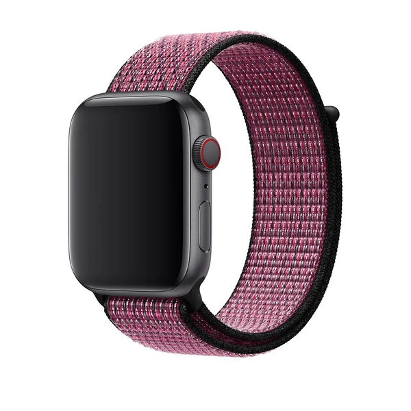 Ремешок Apple Nike Sport Loop Pink Blast | True Berry (MWU42) для Apple Watch Ultra 49mm | 45mm | 44mm | 42mm в Сумах