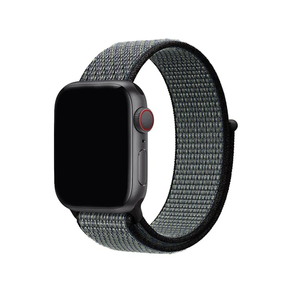 Ремешок Apple Nike Sport Loop World Indigo | Lime Blast (MXN12) для Apple Watch 41mm | 40mm | 38mm