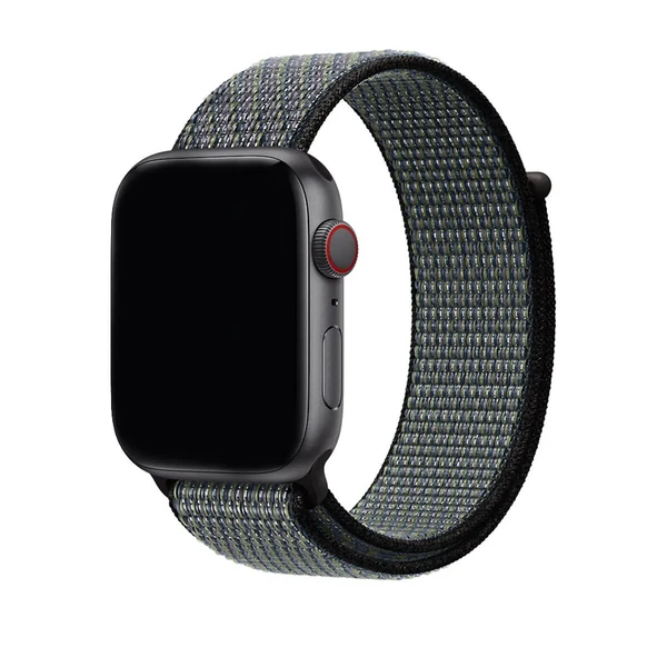 Ремешок Apple Nike Sport Loop World Indigo | Lime Blast (MXN52) для Apple Watch Ultra 49mm | 45mm | 44mm | 42mm в Виннице