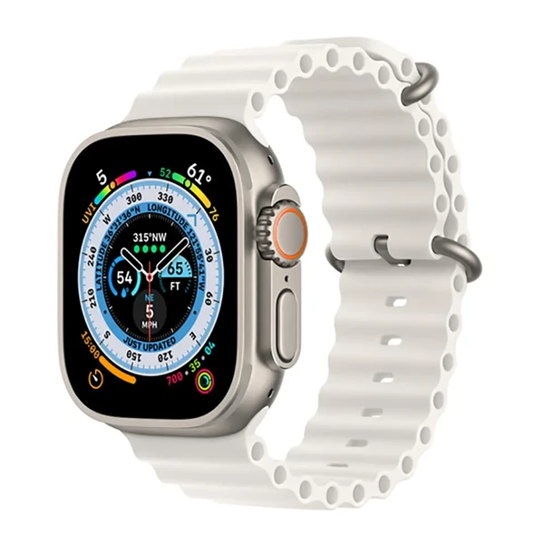 Ремешок Apple Ocean Band White для Apple Watch Ultra Ultra 49mm | 45mm | 44mm | 42mm (MQE93) в Виннице