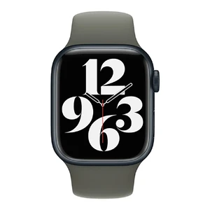 Ремінець Apple Olive Sport Band (MR2T3) для Apple Watch Ultra 49mm | 45mm | 44mm | 42mm (M/L) - Фото 2