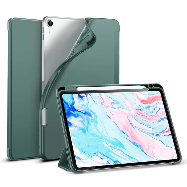 Чохол-книжка з тримачем Apple Pencil ESR Rebound Pencil Green для iPad Air 5 M1 | 4 (2022 | 2020)