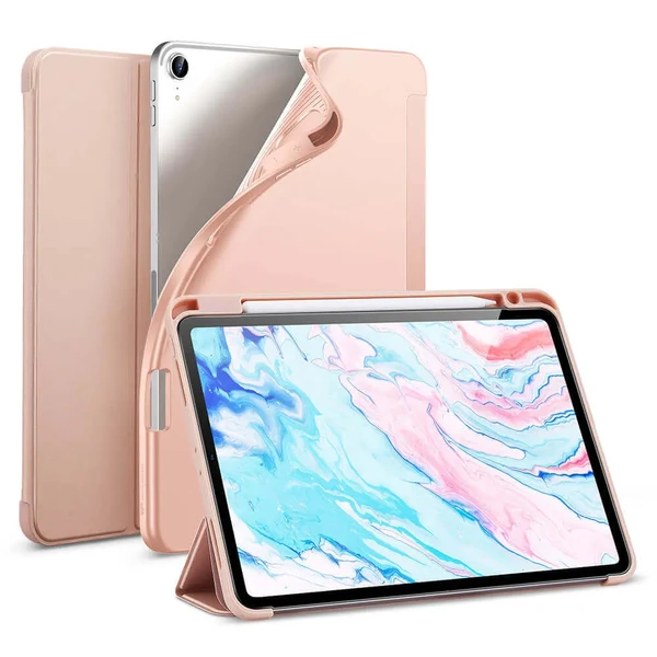 Чохол-книжка з тримачем Apple Pencil ESR Rebound Pencil Rose Gold для iPad Air 5 M1 | 4 (2022 | 2020)