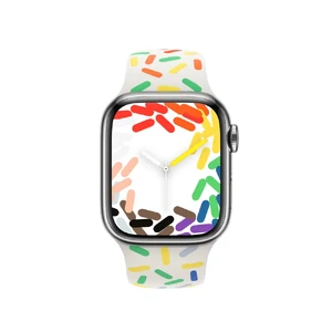 Силиконовый ремешок Apple Pride Edition Sport Band (MRTL3) для Apple Watch 41mm | 40mm | 38mm (S/M) - Фото 2