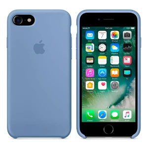 Силиконовый чехол Apple Silicone Case Azure (MQ0J2) для iPhone SE 3 | SE 2 | 8 | 7 - Фото 2