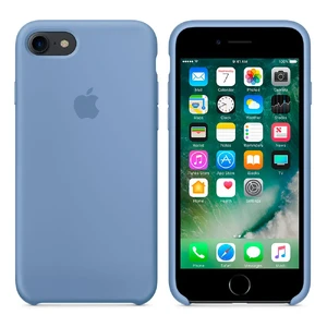 Силиконовый чехол Apple Silicone Case Azure (MQ0J2) для iPhone SE 3 | SE 2 | 8 | 7 - Фото 3