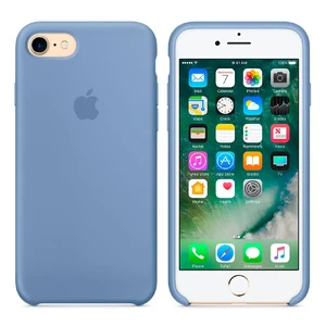 Силиконовый чехол Apple Silicone Case Azure (MQ0J2) для iPhone SE 3 | SE 2 | 8 | 7 - Фото 5