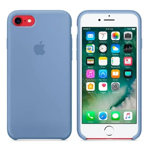 Силиконовый чехол Apple Silicone Case Azure (MQ0J2) для iPhone SE 3 | SE 2 | 8 | 7 - Фото 7