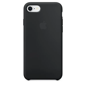 Черный силиконовый чехол Apple Silicone Case Black (MQGK2) для iPhone SE 3 | SE 2 | 8 | 7 MQGK2 - Фото 1