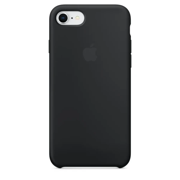 Черный силиконовый чехол Apple Silicone Case Black (MQGK2) для iPhone SE 3 | SE 2 | 8 | 7
