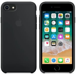 Черный силиконовый чехол Apple Silicone Case Black (MQGK2) для iPhone SE 3 | SE 2 | 8 | 7 - Фото 4