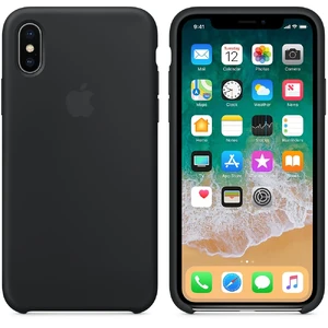 Чорний силіконовий чохол Apple Silicone Case Black (MQT12) для iPhone X - Фото 3