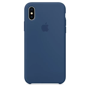 Силіконовий чохол Apple Silicone Case Blue Cobalt (MQT42) для iPhone X MQT42 - Фото 1