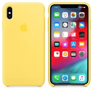 Силіконовий чохол Apple Silicone Case Canary Yellow (MW962) для iPhone XS Max - Фото 2