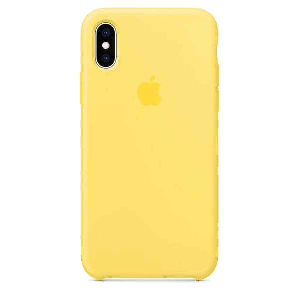 Силіконовий чохол Apple Silicone Case Canary Yellow (MW992) для iPhone XS | X у Миколаєві