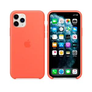 Силиконовый чехол Apple Silicone Case Clementine (Orange) (MX022) для iPhone 11 Pro Max