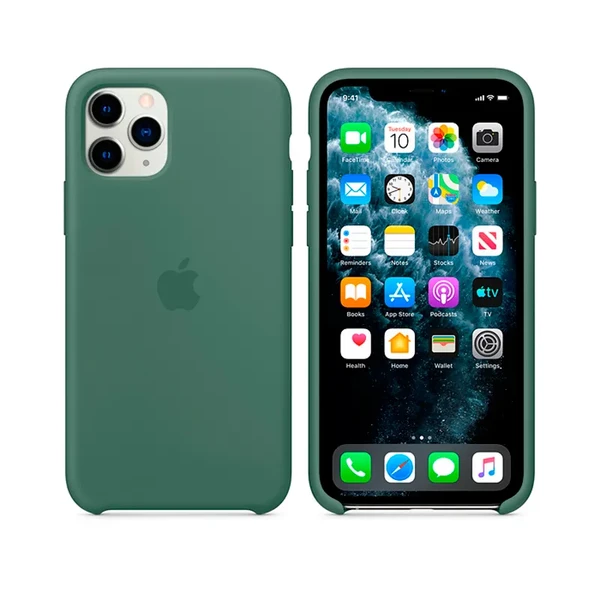 Силіконовий чохол Apple Silicone Case Pine Green (MX012) для iPhone 11 Pro Max в Сумах