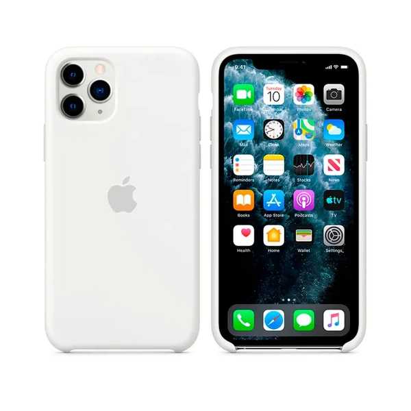 Силіконовий чохол Apple Silicone Case White (MWYX2) для iPhone 11 Pro Max в Сумах
