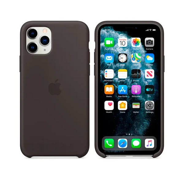 Силіконовий чохол Apple Silicone Case Black (MX002) для iPhone 11 Pro Max в Сумах