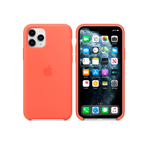 Силиконовый чехол Apple Silicone Case Clementine (Orange) (MWYQ2) для iPhone 11 Pro в Полтаве