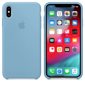 Силіконовий чохол Apple Silicone Case Cornflower (MW952) для iPhone XS Max - Фото 2