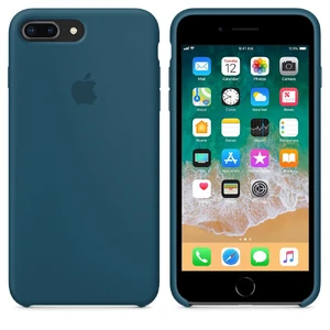 Силиконовый чехол Apple Silicone Case Cosmos Blue (MR6D2) для iPhone 8 Plus | 7 Plus - Фото 4
