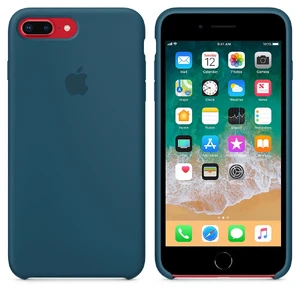 Силиконовый чехол Apple Silicone Case Cosmos Blue (MR6D2) для iPhone 8 Plus | 7 Plus - Фото 5