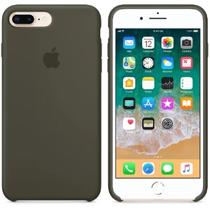 Силіконовий чохол Apple Silicone Case Dark Olive (MR3Q2) для iPhone 8 Plus | 7 Plus - Фото 2