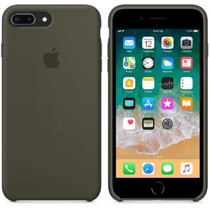 Силіконовий чохол Apple Silicone Case Dark Olive (MR3Q2) для iPhone 8 Plus | 7 Plus - Фото 4