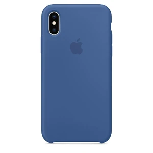 Силиконовый чехол Apple Silicone Case Delft Blue (MVF12) для iPhone XS | X MVF12 - Фото 1