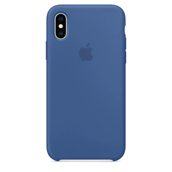 Силиконовый чехол Apple Silicone Case Delft Blue (MVF12) для iPhone XS | X
