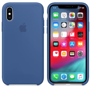 Силиконовый чехол Apple Silicone Case Delft Blue (MVF12) для iPhone XS | X - Фото 3