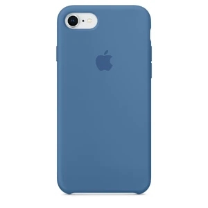 Силиконовый чехол Apple Silicone Case Denim Blue (MRFR2) для iPhone SE 3 | SE 2 | 8 | 7 MRFR2 - Фото 1