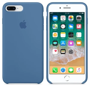 Силиконовый чехол Apple Silicone Case Denim Blue (MRFX2) для iPhone 8 Plus | 7 Plus - Фото 3