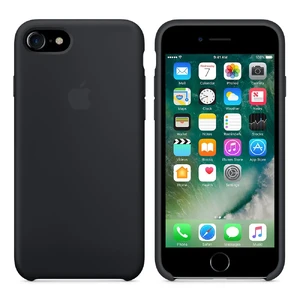 Силіконовий чохол Apple Silicone Case Black (MMW82) для iPhone SE 3 | SE 2 | 8 | 7 - Фото 2