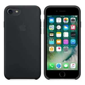 Силіконовий чохол Apple Silicone Case Black (MMW82) для iPhone SE 3 | SE 2 | 8 | 7 - Фото 3