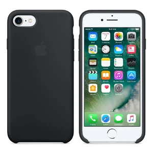 Силіконовий чохол Apple Silicone Case Black (MMW82) для iPhone SE 3 | SE 2 | 8 | 7 - Фото 4