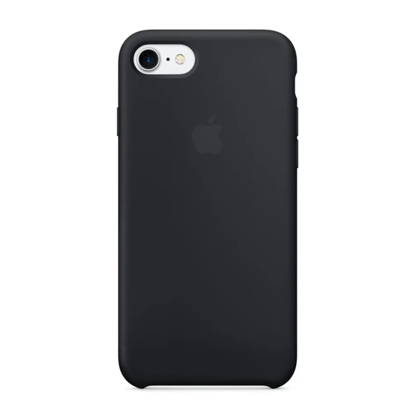 Силиконовый чехол Apple Silicone Case Black (MMW82) для iPhone SE 3 | SE 2 | 8 | 7